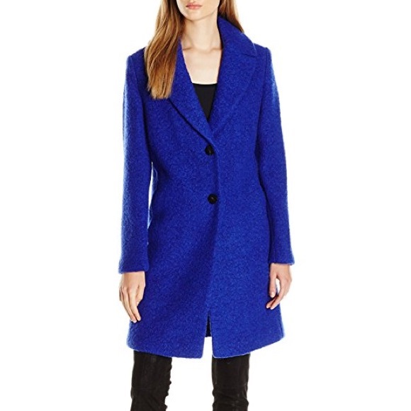 T. TAHARI - Tessa Boucle Coat - Picture 1 of 6